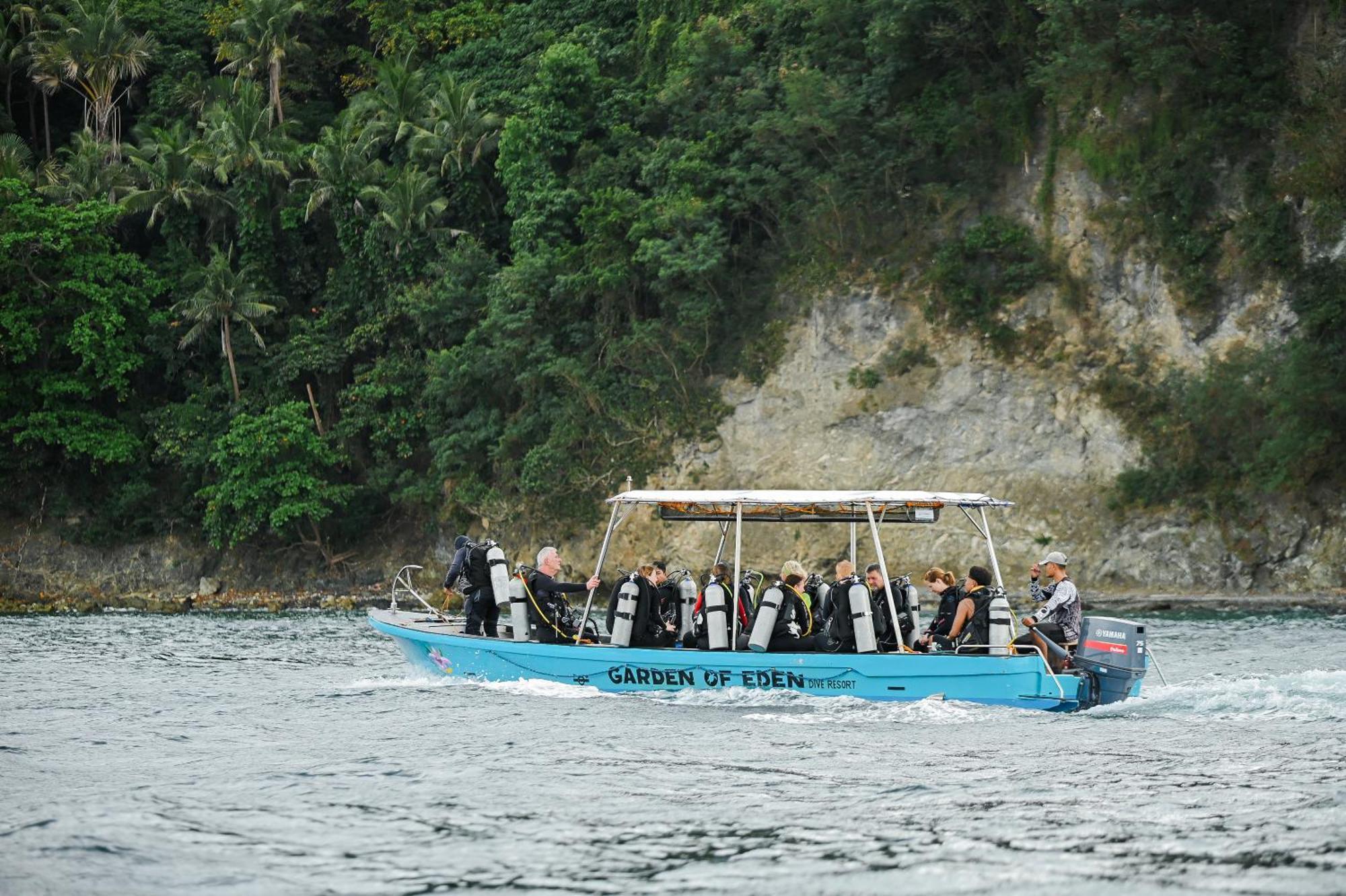 Garden Of Eden Dive Resort Puerto Galera Exteriér fotografie